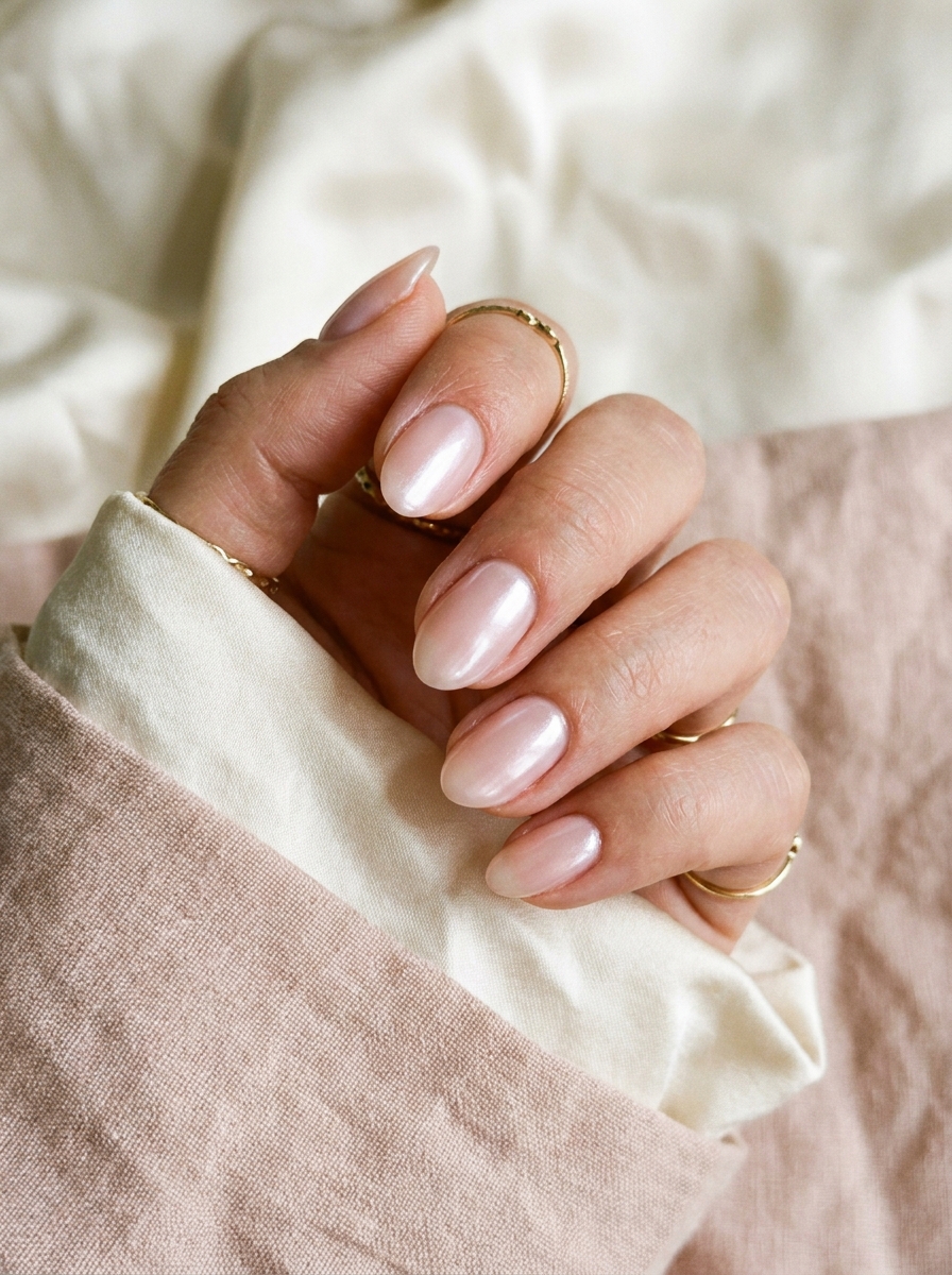 Pearl Pink Nails als Summer Nail Inspo Inspiration 2026